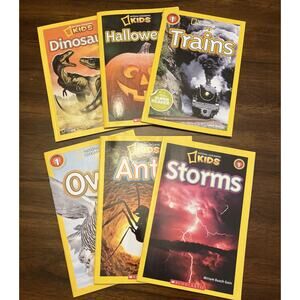 National Geographic Kids Level 1 Reader Assorted Books Science Dino Halloween